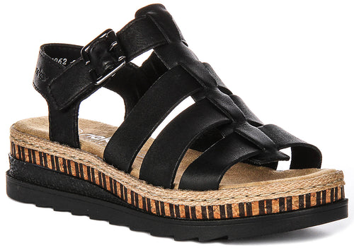 Rieker V7904-00 In Black For Women