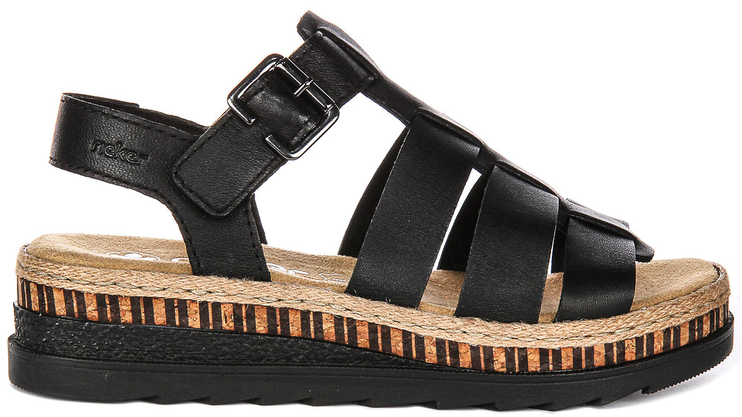 Rieker V7904-00 In Black For Women