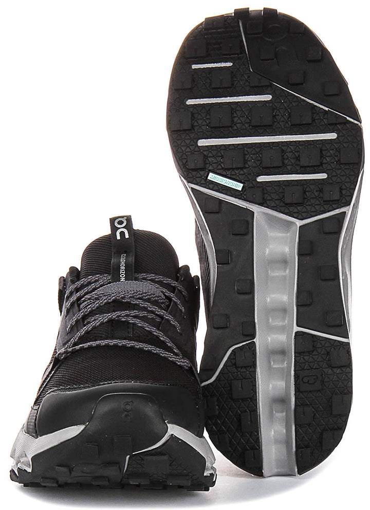 On Running Cloudhorizon In Black For Women