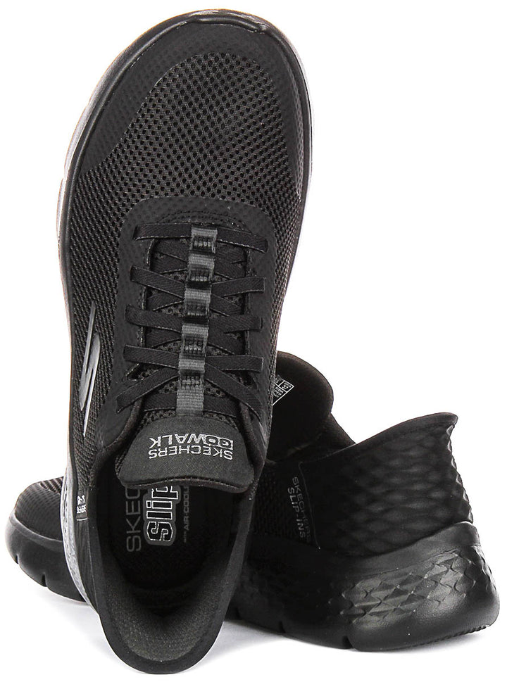 Skechers Go Walk Flex Grand Entry In Black For Women