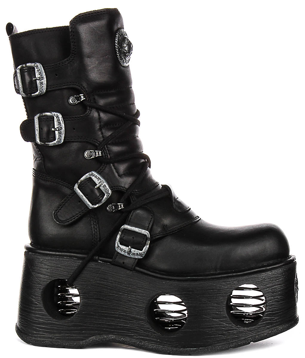 New Rock 373 Neptuno New In Black