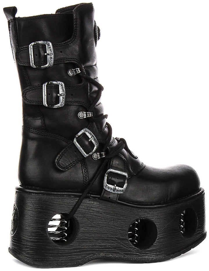 New Rock 373 Neptuno New In Black