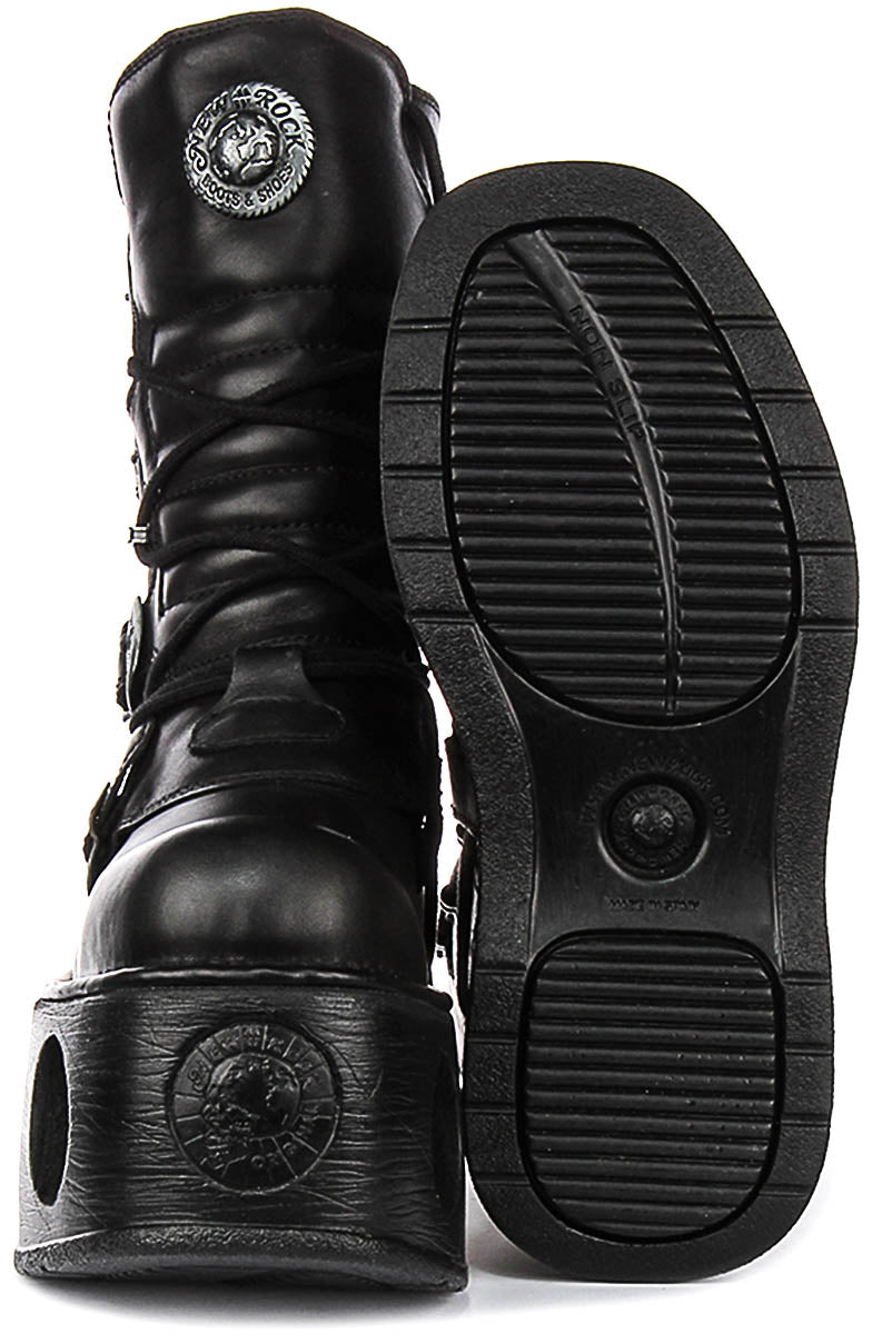 New Rock 373 Neptuno New In Black