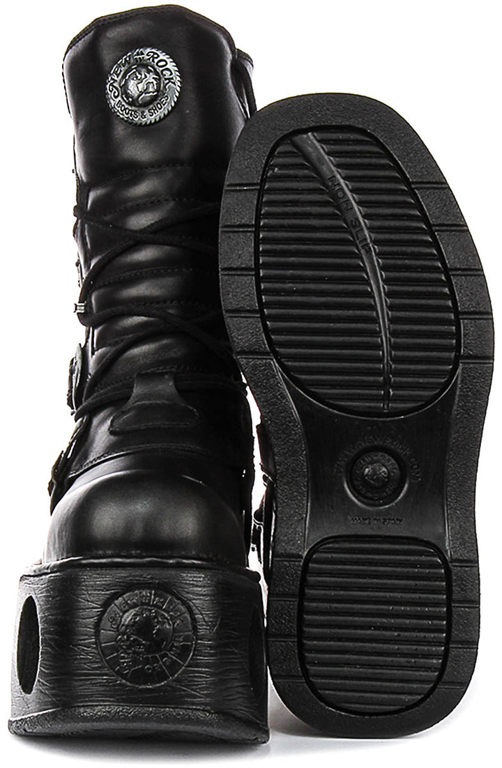 New Rock 373 Neptuno New In Black