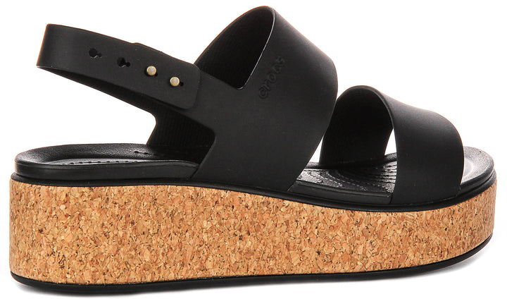 Crocs Brooklyn Cork L In Black For Women