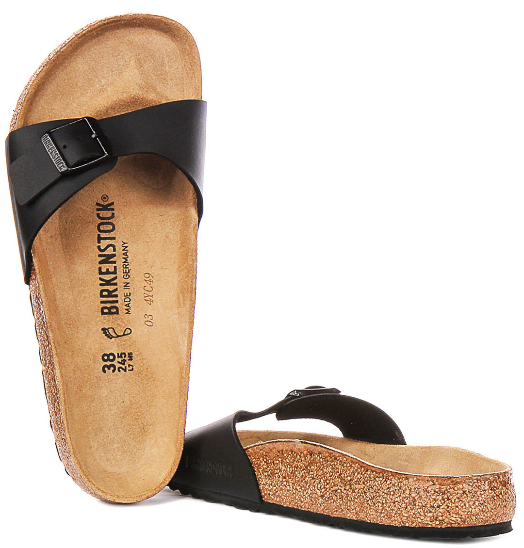 Birkenstock Madrid In Black For Women | Regular Fit