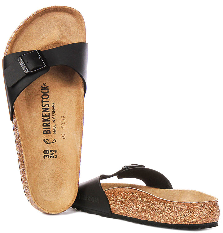 Birkenstock Madrid In Black For Women | Regular Fit
