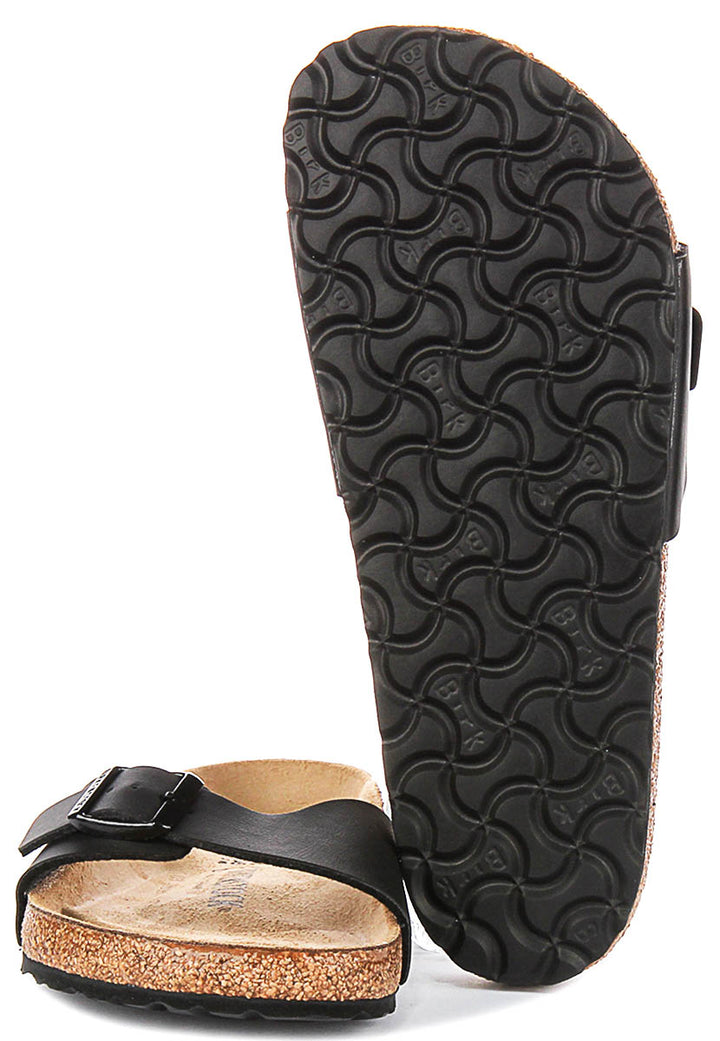 Birkenstock Madrid In Black For Women | Regular Fit