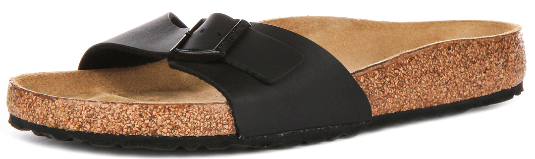 Birkenstock Madrid In Black For Women | Regular Fit