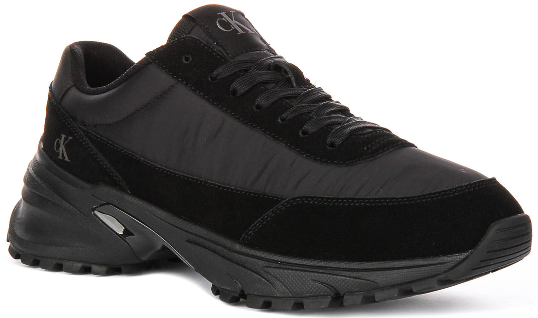 Calvin Klein Hike Tech Runner In Black For Men