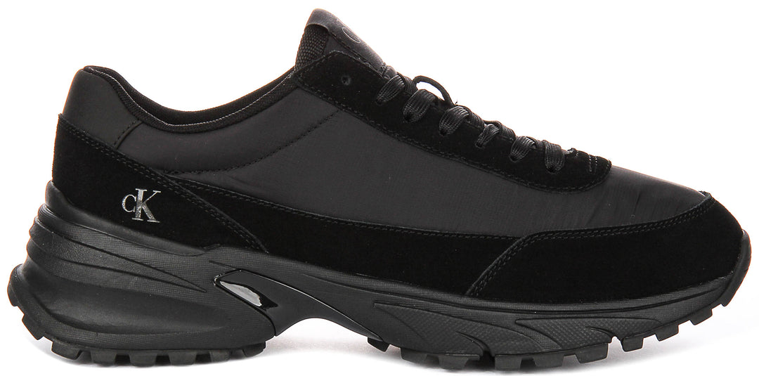 Calvin Klein Hike Tech Runner In Black For Men