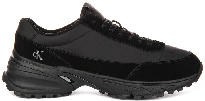 Calvin Klein Hike Tech Runner In Black For Men