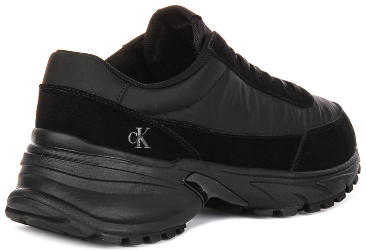 Calvin Klein Hike Tech Runner In Black For Men