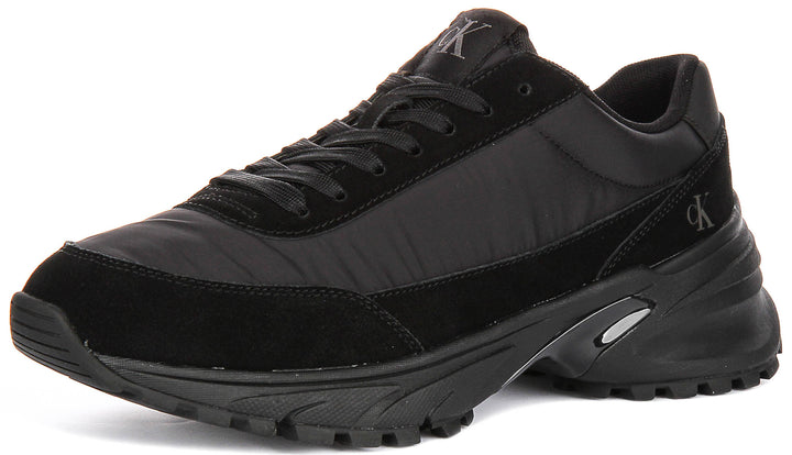 Calvin Klein Hike Tech Runner In Black For Men