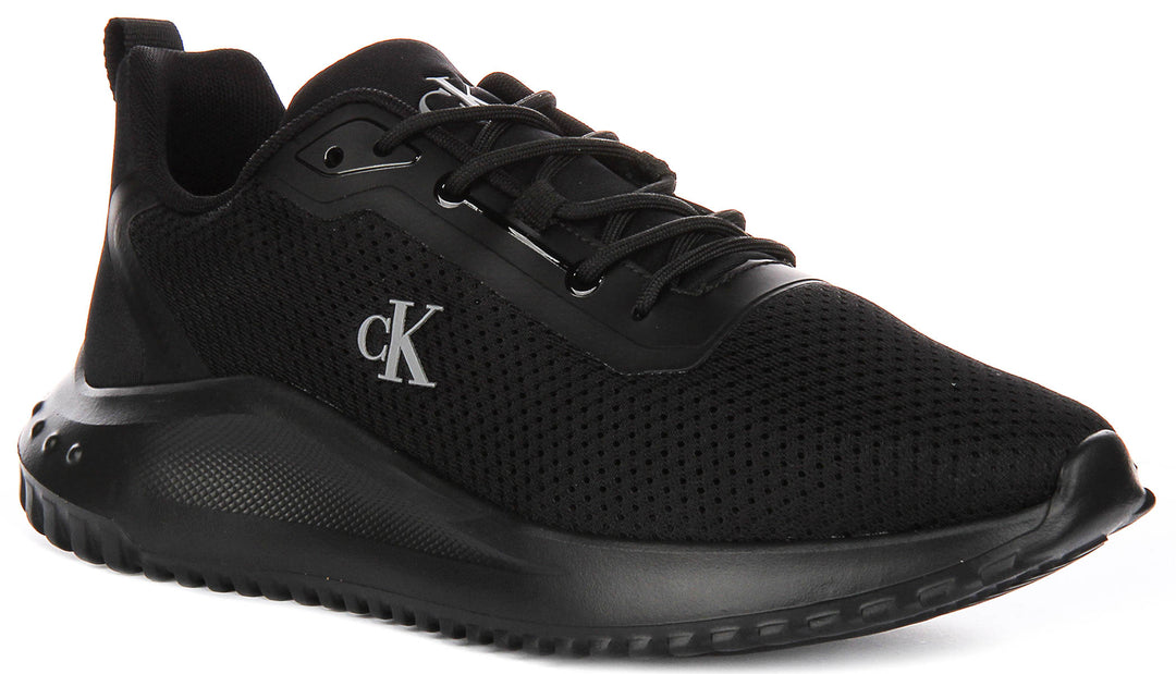 Calvin Klein Eva Runner Mix In Black For Men