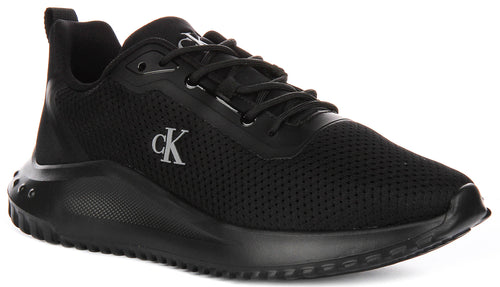 Calvin Klein Eva Runner Mix In Black For Men