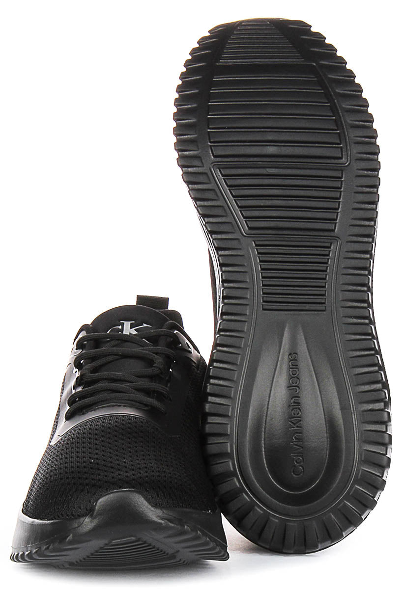 Calvin Klein Eva Runner Mix In Black For Men
