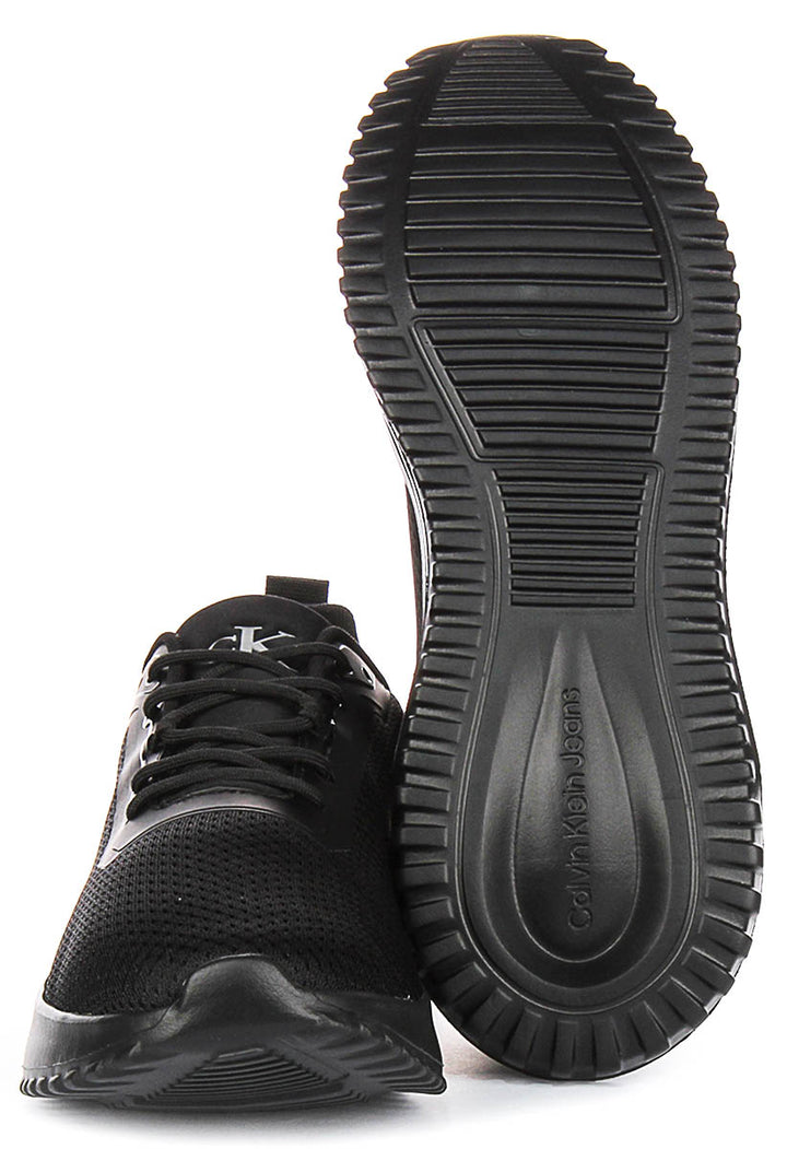 Calvin Klein Eva Runner Mix In Black For Men