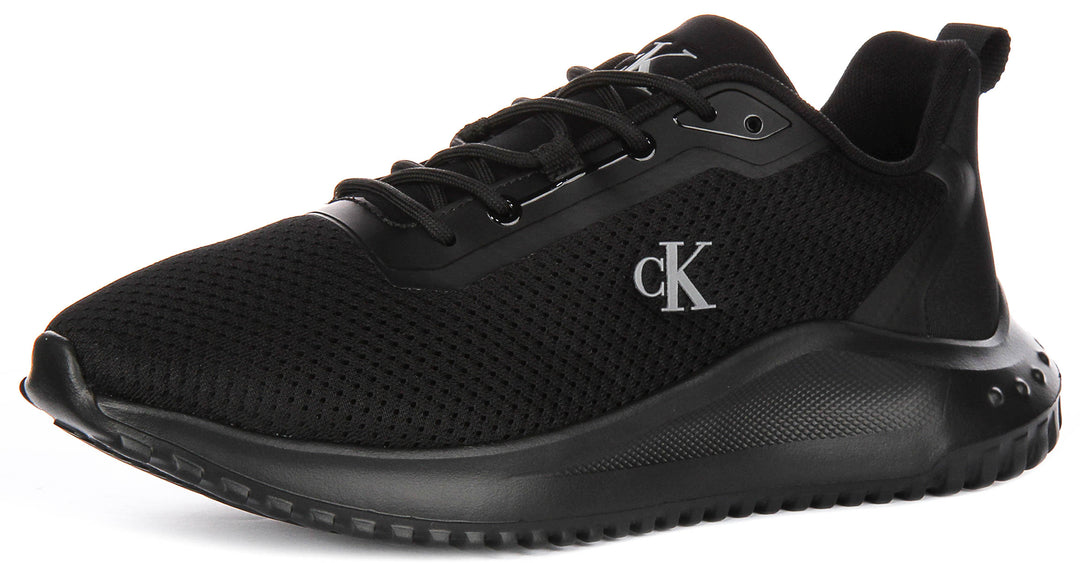 Calvin Klein Eva Runner Mix In Black For Men