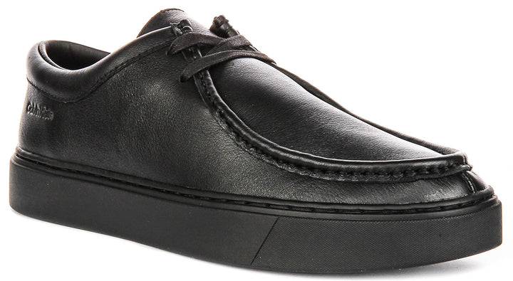 Calvin Klein Hybrid Wallabee In Black For Men