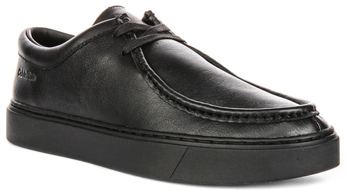 Calvin Klein Hybrid Wallabee In Black For Men