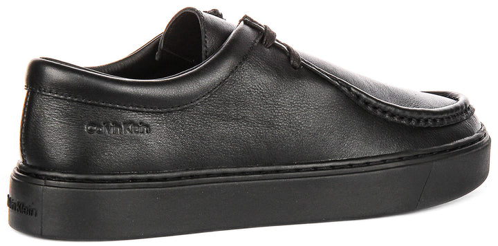 Calvin Klein Hybrid Wallabee In Black For Men
