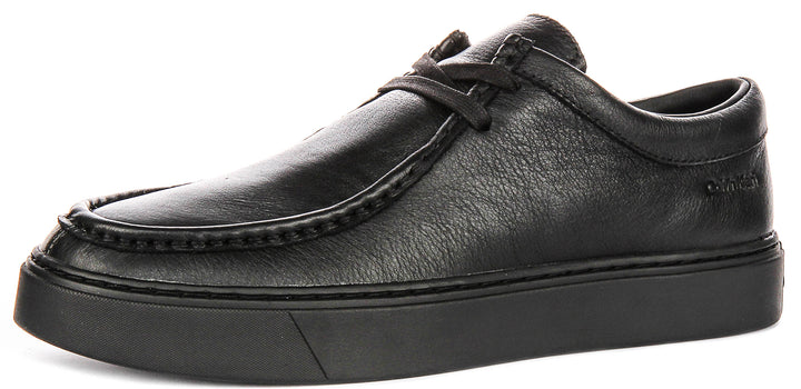 Calvin Klein Hybrid Wallabee In Black For Men