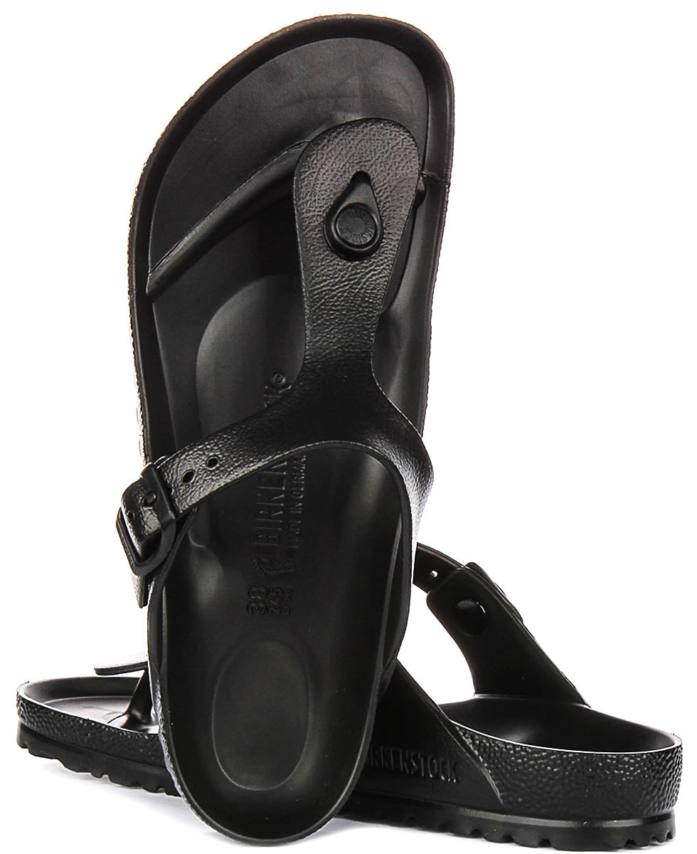 Birkenstock Gizeh Eva In Black For Unisex