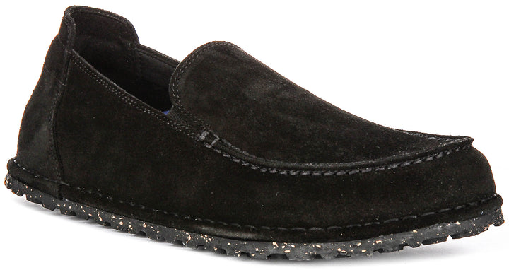Birkenstock Utti Suede In Black For Unisex