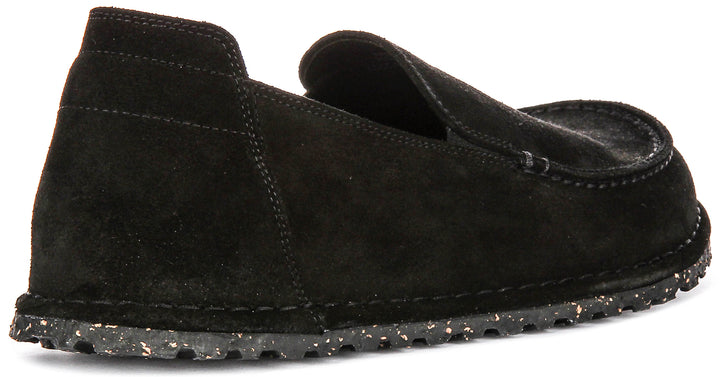 Birkenstock Utti Suede In Black For Unisex