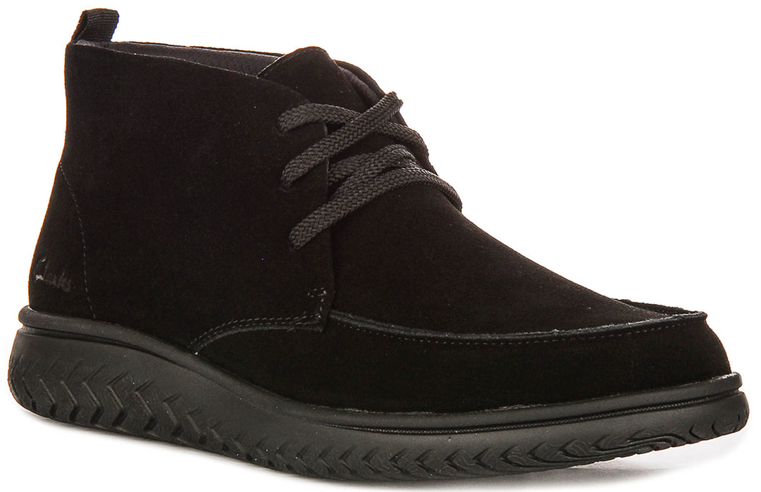 Clarks Relaxlite Moc In Black For Men