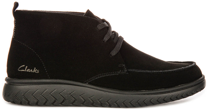 Clarks Relaxlite Moc In Black For Men