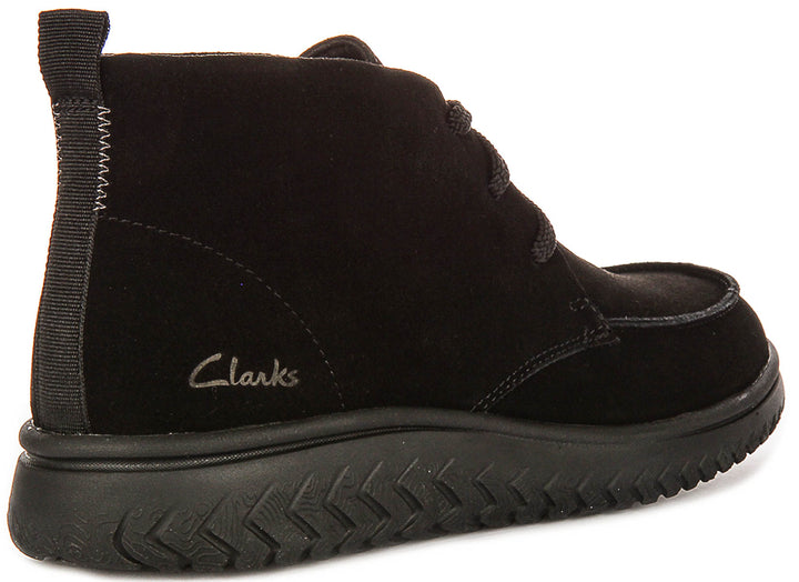 Clarks Relaxlite Moc In Black For Men