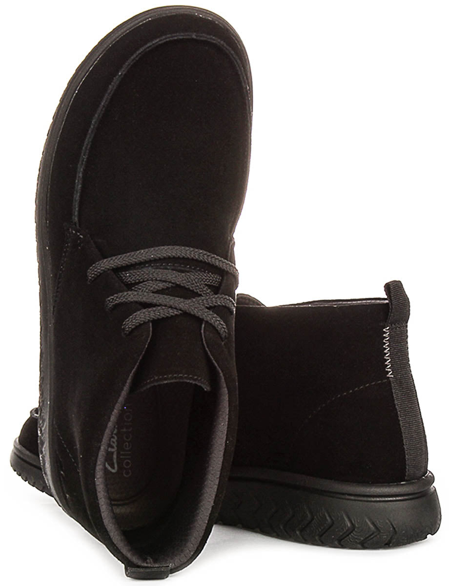Clarks Relaxlite Moc In Black For Men