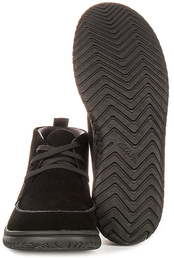 Clarks Relaxlite Moc In Black For Men