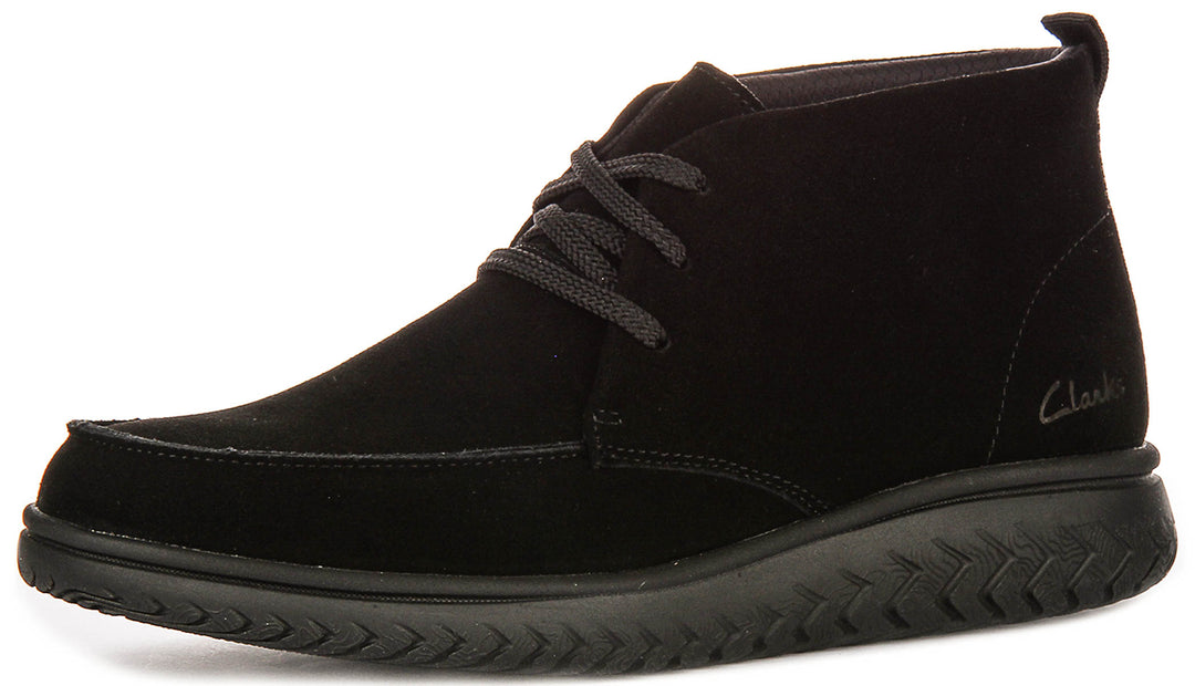 Clarks Relaxlite Moc In Black For Men