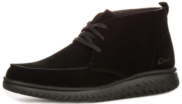 Clarks Relaxlite Moc In Black For Men
