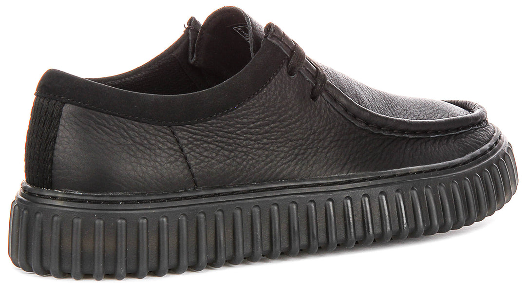 Clarks Torhill Lo In Black For Men
