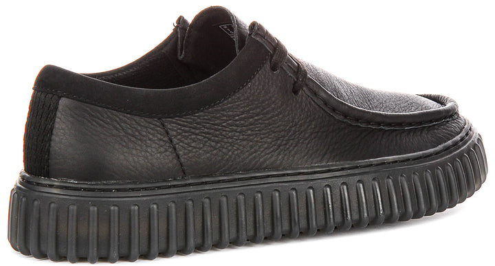 Clarks Torhill Lo In Black For Men