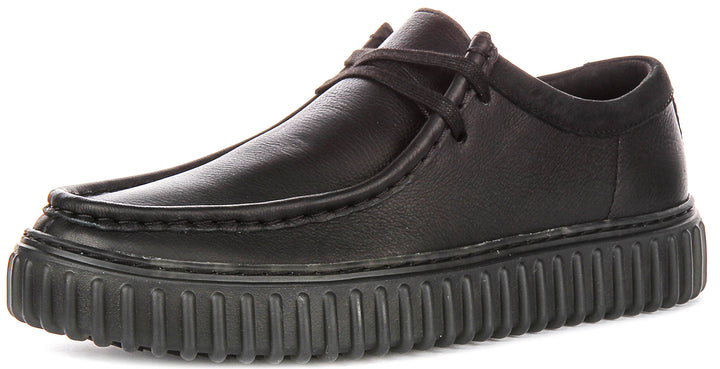 Clarks Torhill Lo In Black For Men