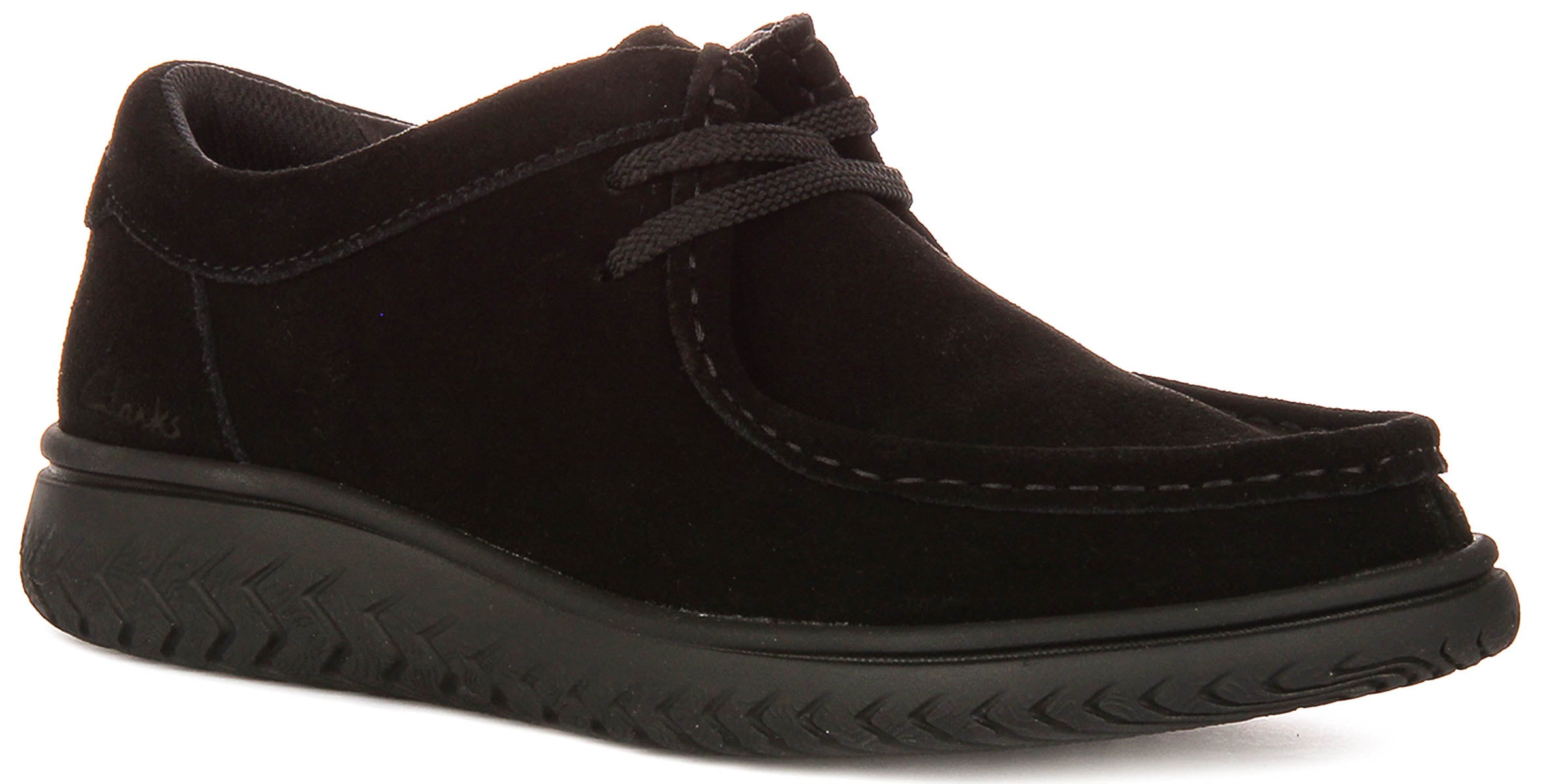 Clarks Relaxlite Low Black Men | Suede Comfort Lace Up Shoes