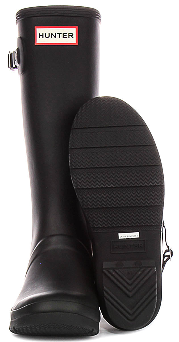Hunter Original Tall Boots In Black For Juniors