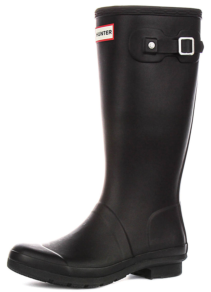 Hunter Original Tall Boots In Black For Juniors