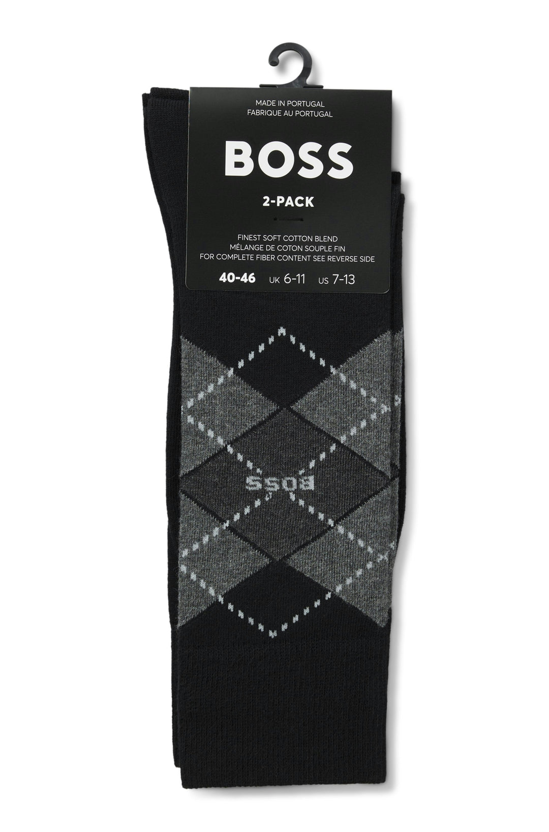 Boss 2P Rs Argyle Cc In Black For Unisex