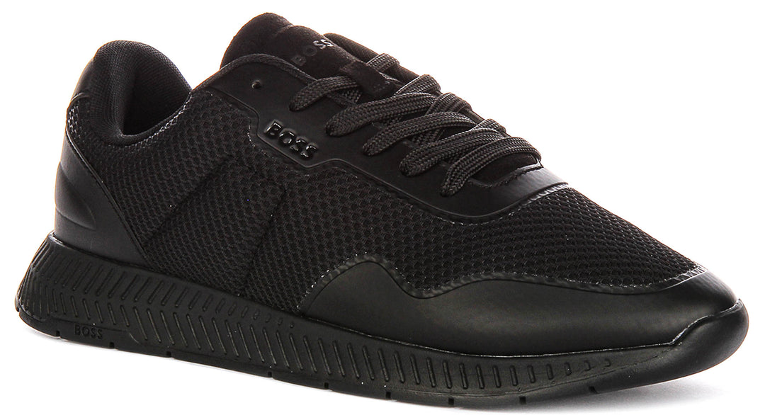 Boss Titanium Runner In Black For Men