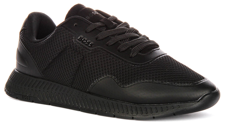 Boss Titanium Runner In Black For Men
