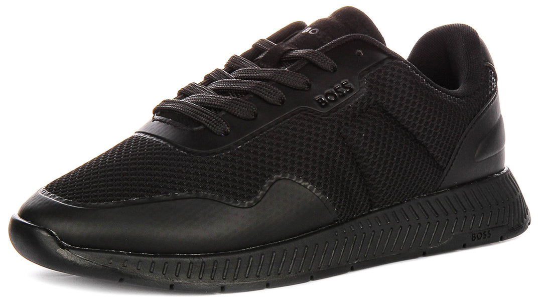 Boss Titanium Runner In Black For Men