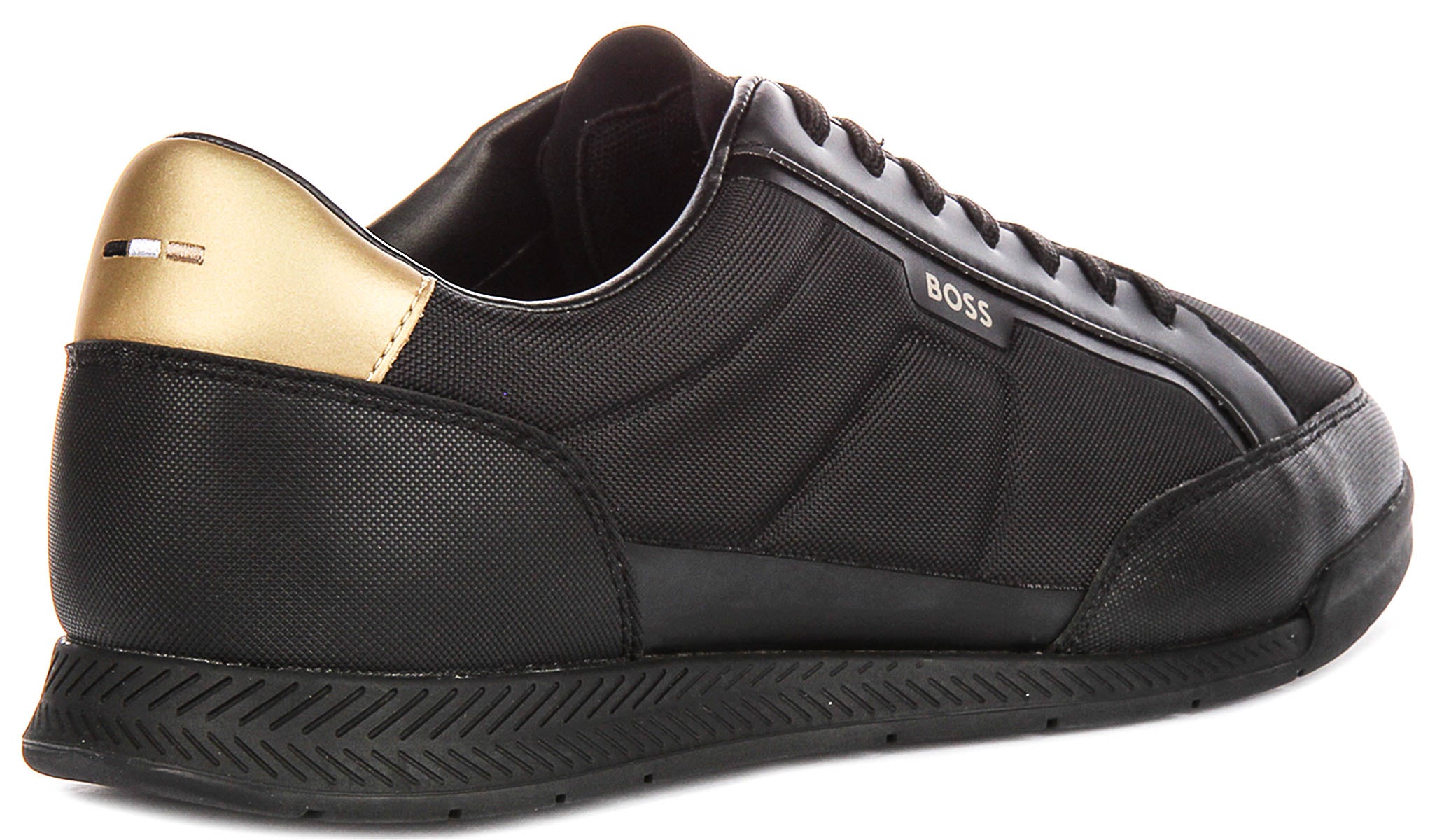 Boss Nitan Low Profile Tx In Black For Men | Lace up Smart