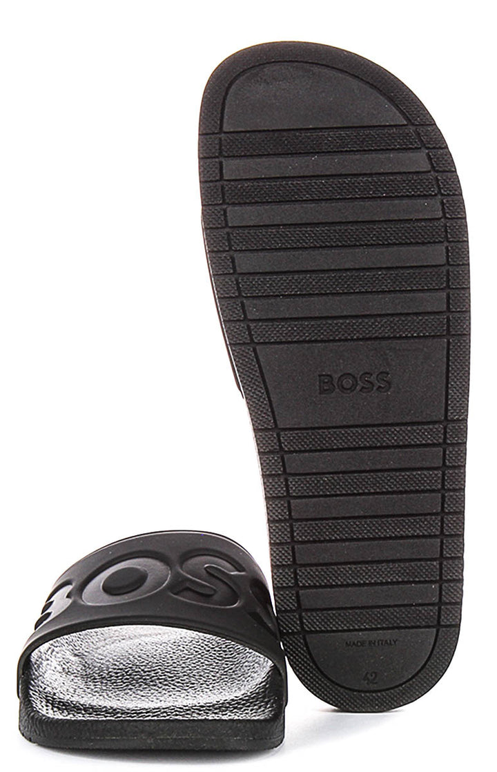 Boss Aryeh Slide In Black For Men