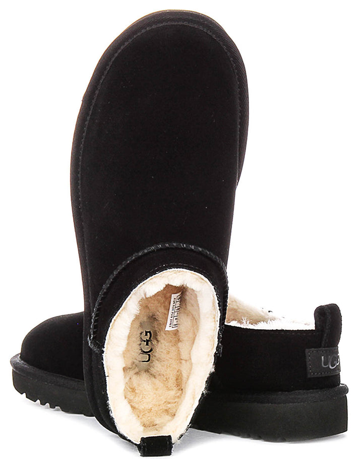 Ugg Australia Classic Micro In Black For Women